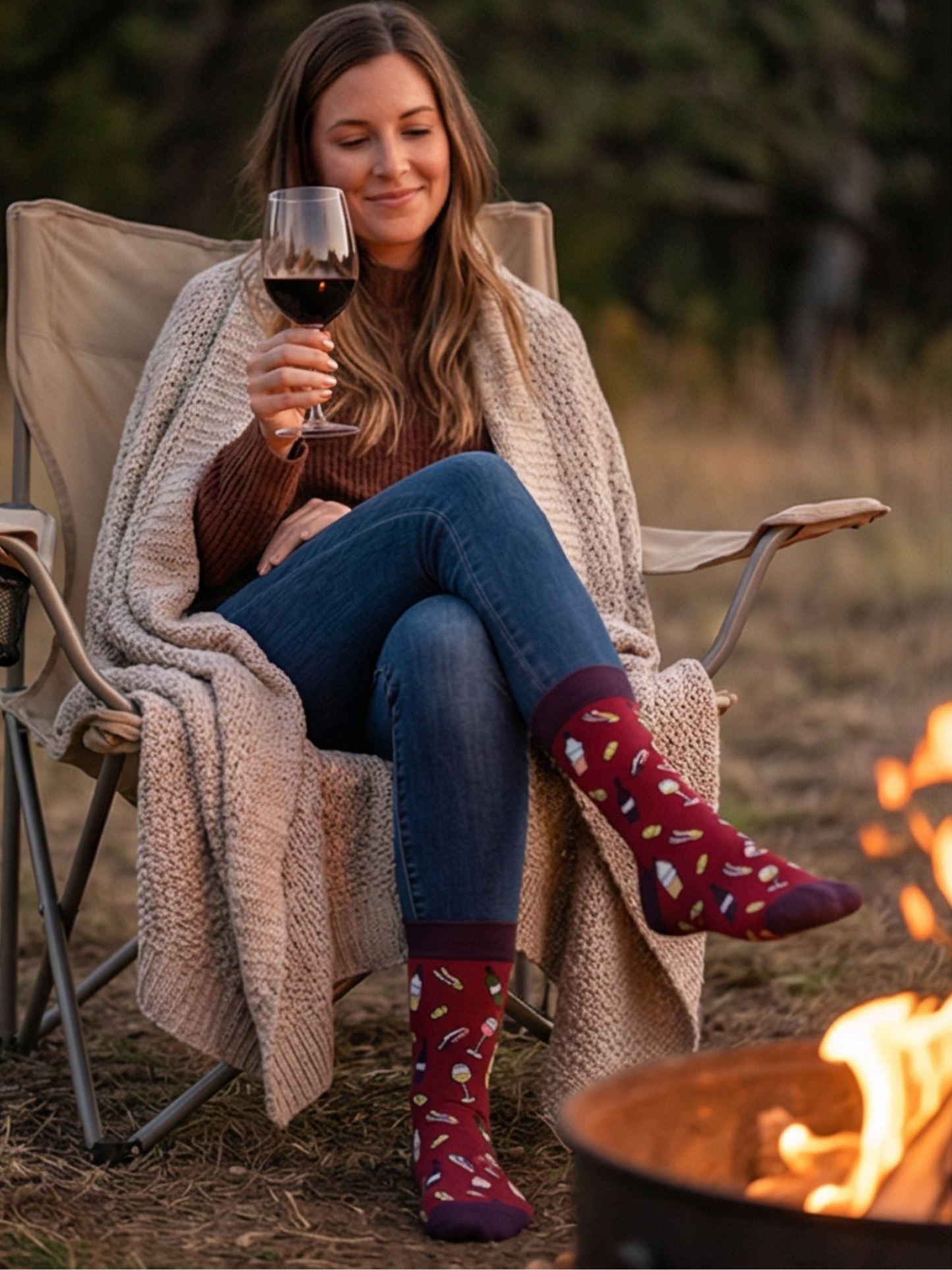 Women’s Wine Socks – 3-Pair Set