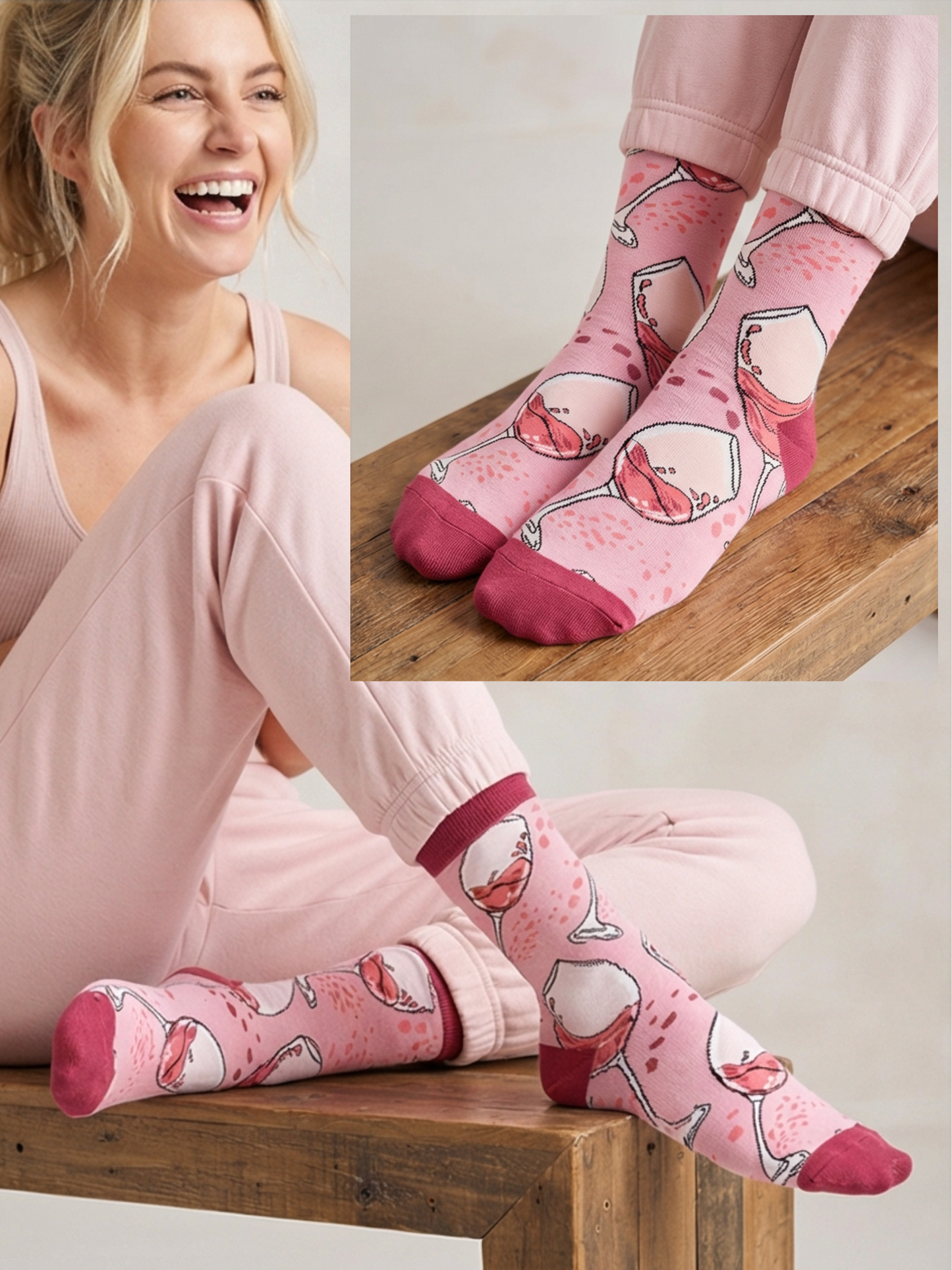 Women’s Wine Socks – 3-Pair Set