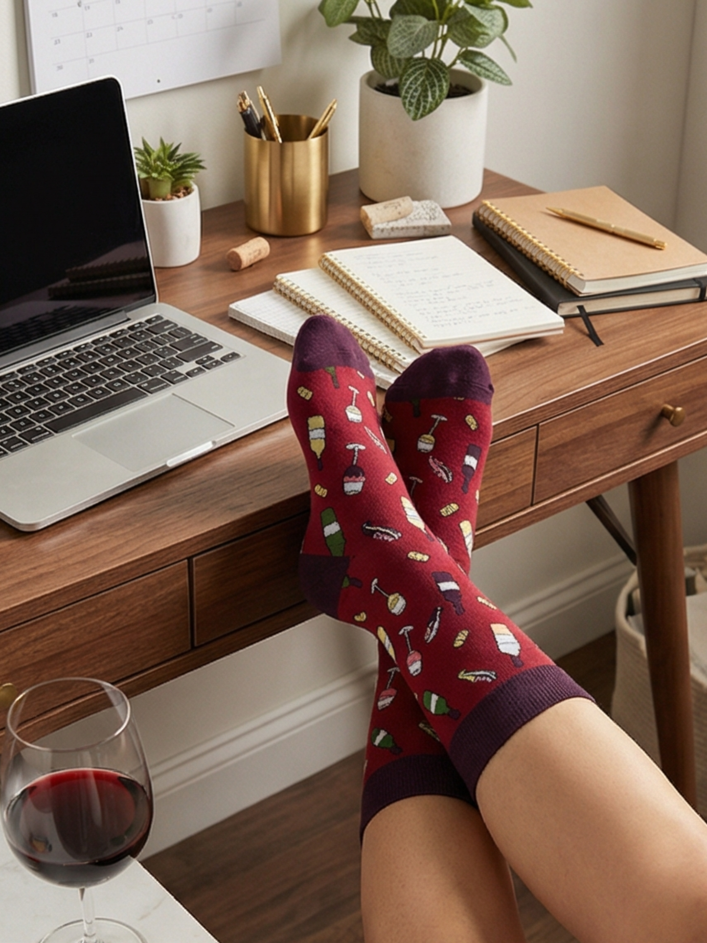 Women’s Wine Socks – 3-Pair Set