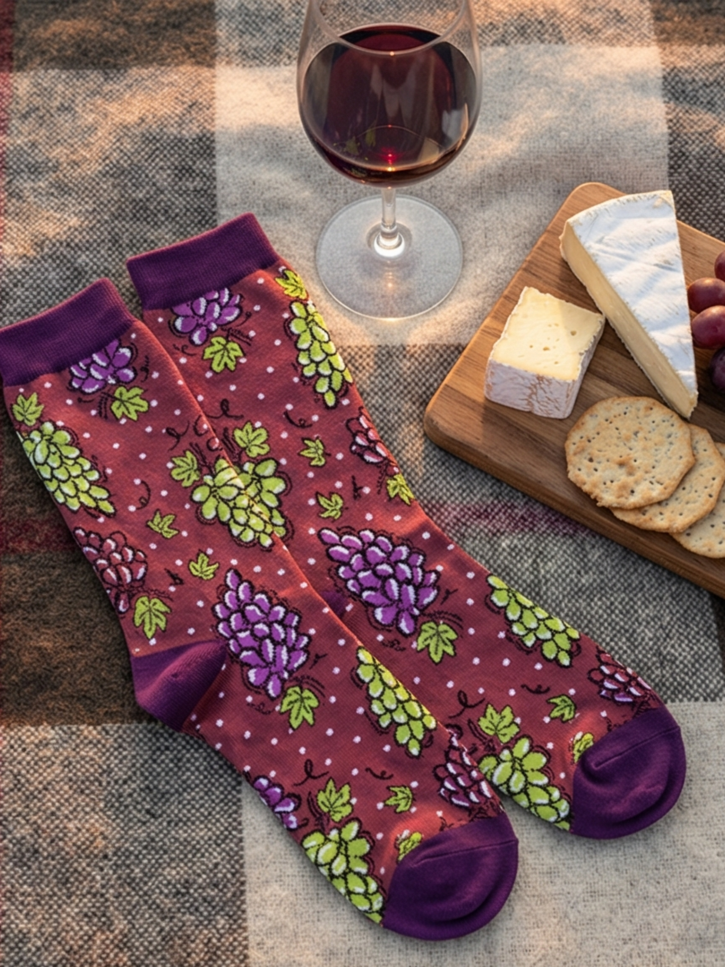 Women’s Wine Socks – 3-Pair Set